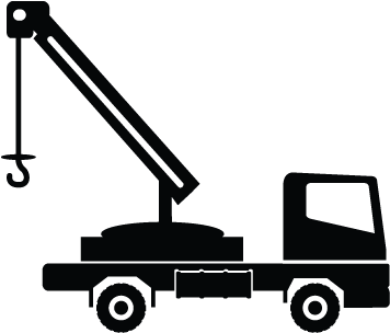 Crane Vehicle, Transport, Truck Icon - Crane (800x800)