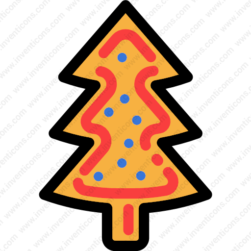 Biscuit Tree Christmas Dessert Bakery Sweet Food - ต้น คริสต์มาส ขาว ดำ (512x512)