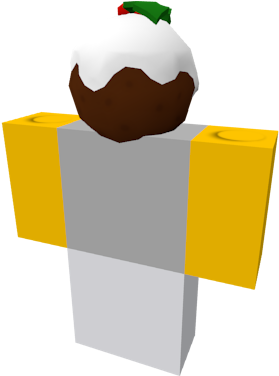 Christmas Pudding Head Hat - Top Hat (375x375)