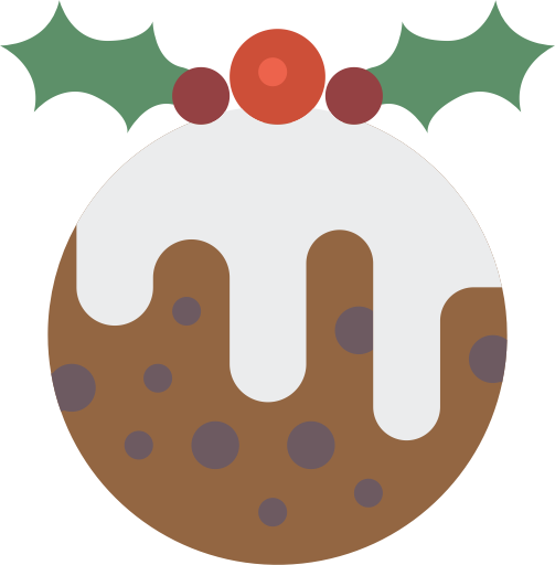 Christmas, Christmas, Pudding, Dessert, Xmas Icon, - Christmas Pudding Icon (503x512)