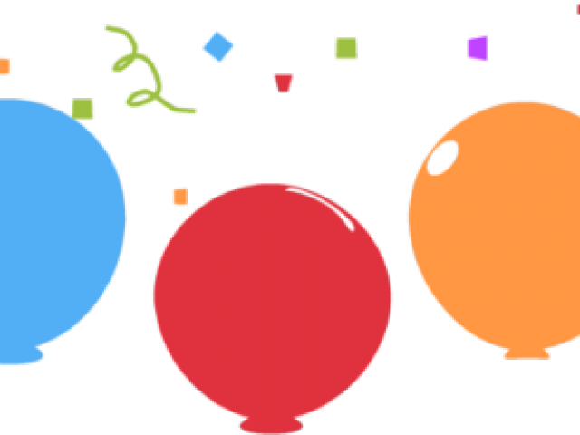 Party Balloons Clipart - Circle (640x480)