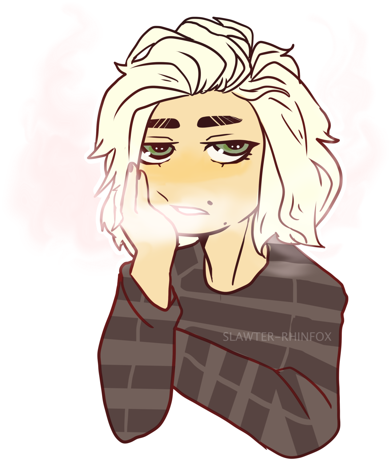 Full Size Of How To Draw A Cute Guys Face Male Step - Cartoon (1280x1554)