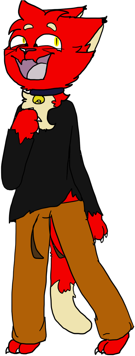 Spoopy Foxy By Foxy12364 - Cartoon (660x1211)