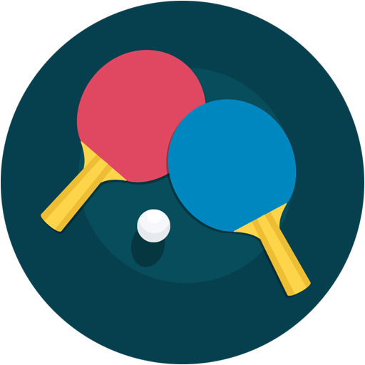 Table Tennis Flat Design (512x512)