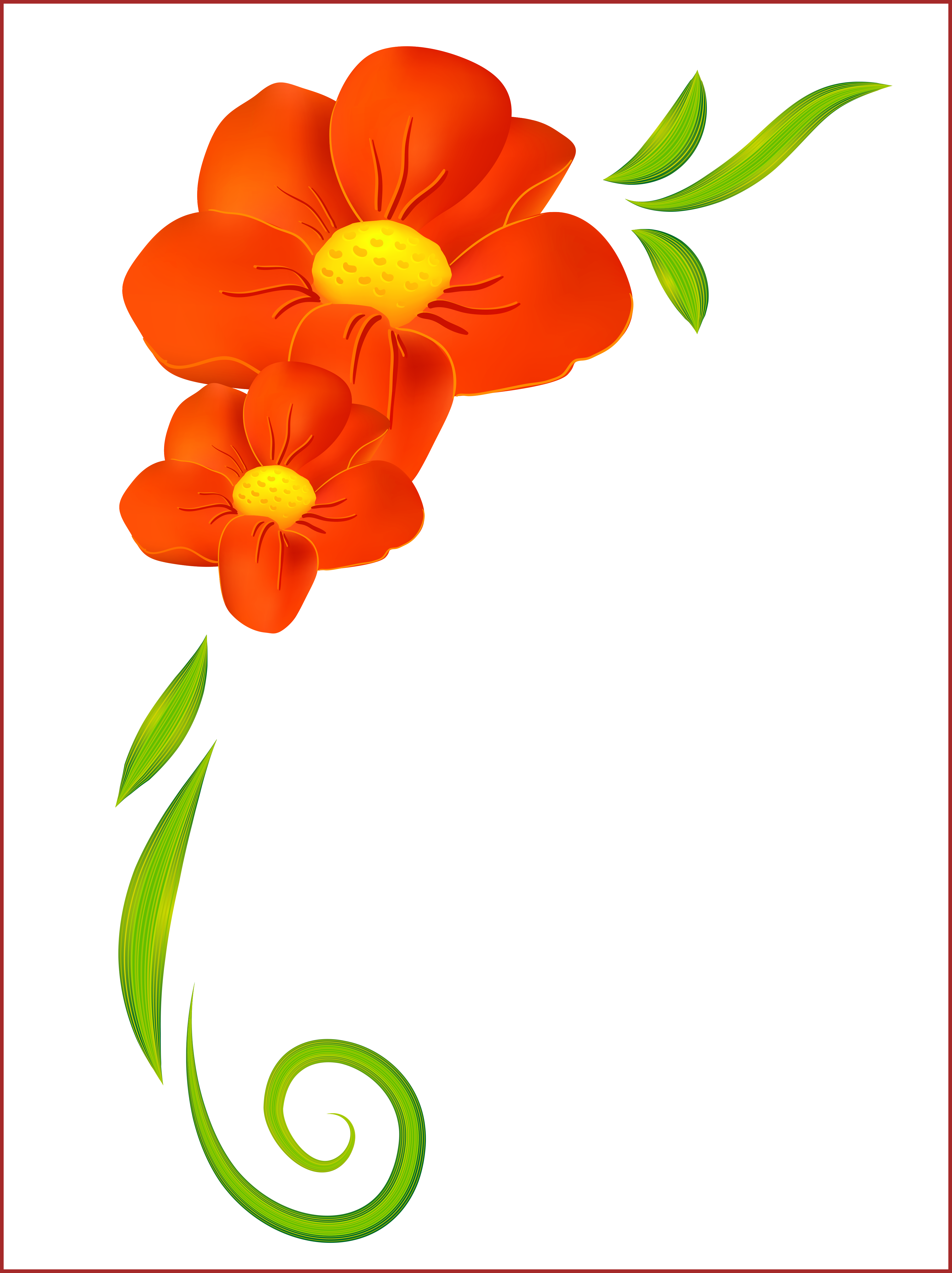 Amazing Iris Flower Tattoo Mandala Design For Morgan - Free Border Clipart Flowers (3974x5313)