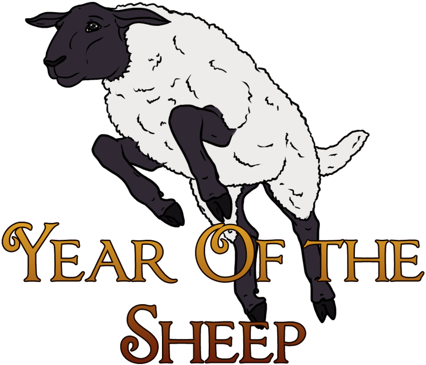 Happy New Year Of The Flying Sheep By Samurai-same - Sheep (894x894)