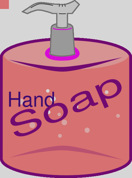 Hand Sanitizer Clip Art (444x595)