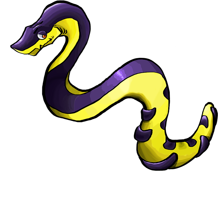 Yellow Belly Sea Snake Fakemon Design By Shikashellbomb - Yellow Bellied Sea Snake Png (800x800)