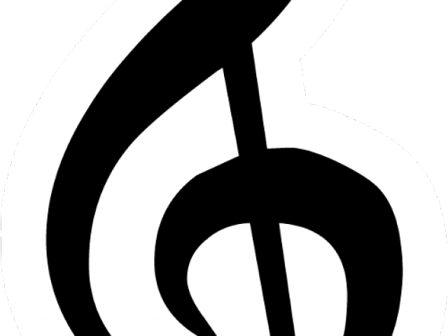 Music Clipart Treble Clef - Clef (640x480)
