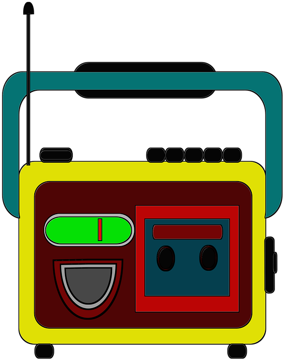 Radio, Tape, Audio, Music, Cassette, Technology - Radio (666x720)