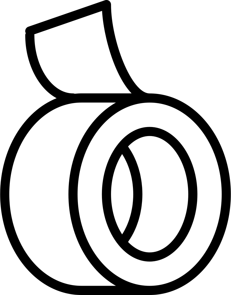 Adhesive Tape Svg Png - Cinta Adhesiva Para Dibujar (768x980)