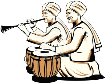 Home Music 4 Indian Wedding - Indian Wedding Shehnai Png (400x327)