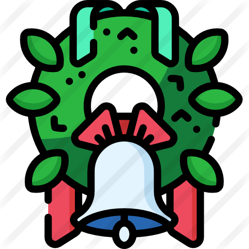 Christmas Wreath Free Icon - Christmas Wreath Free Icon (512x512)