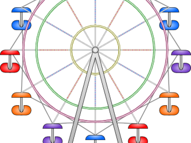Ferris Wheel Clipart Real - Ferris Wheel Clip Art (640x480)