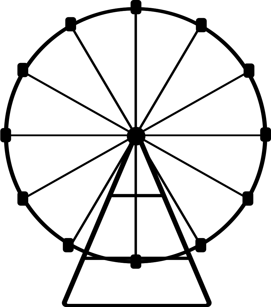 Ferris Wheel Png Www Pixshark Com Images Galleries - Ferris Wheel Art Png (865x980)