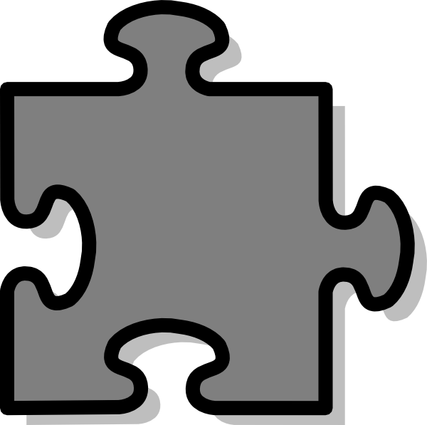 How To Set Use Grey Jigsaw Piece Svg Vector - How To Set Use Grey Jigsaw Piece Svg Vector (600x597)