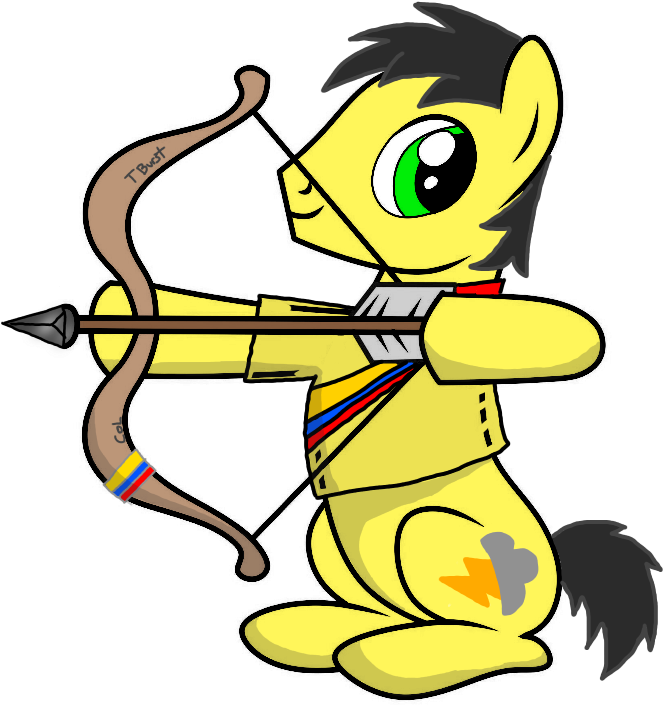 Archery, Arrow, Artist - Cartoon (768x768)