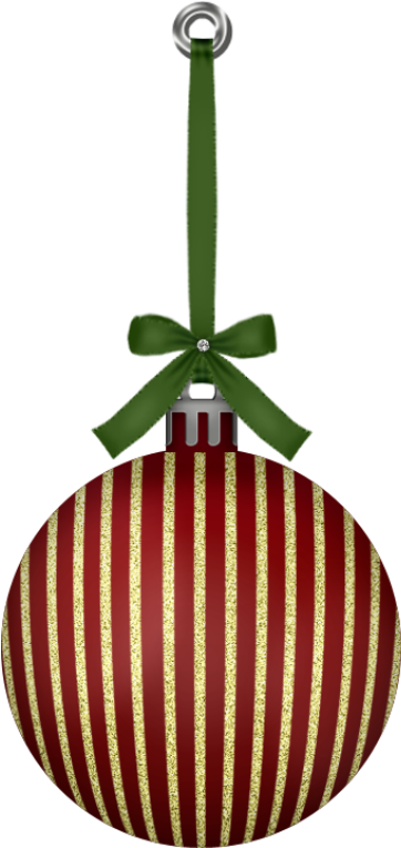 Christmas Ornament Clip Art - Png Red Cartoon Ornament (361x800)