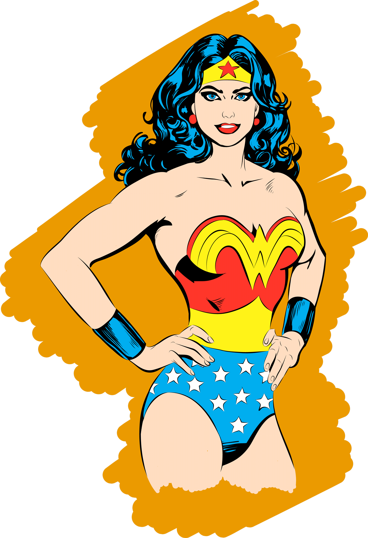 Wonder Woman Youtube Superhero Female - Wonder Woman Vector Png (1396x2043)