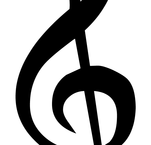 Download Treble Clef Clip Art - Treble Clef (624x600)