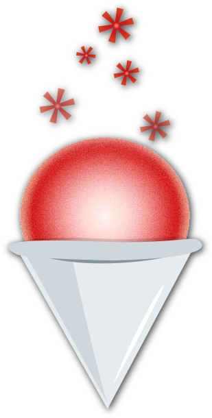 Snow Cone - Illustration (640x640)