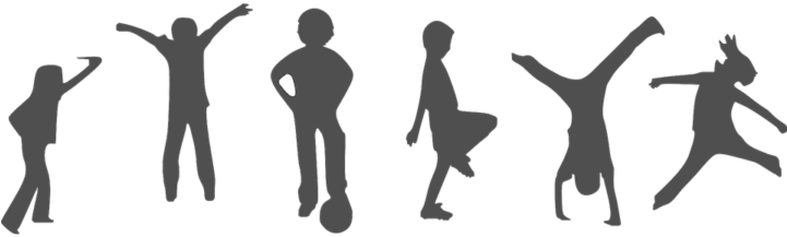 What Are Some Of The Benefits Of Kindergarten Pe - Children Exercising Silhouette (720x300)