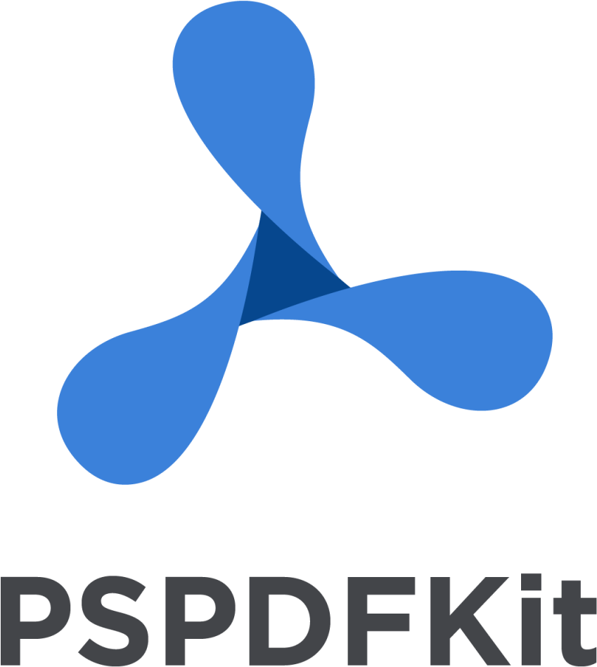 Synchronizing Documents With Pspdfkit Instant - Pdf Viewer Logo (1024x1152)