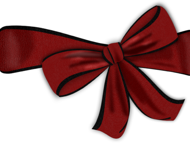 Bow Tie Clipart Dark Red - Dark Red Bow Clipart (640x480)