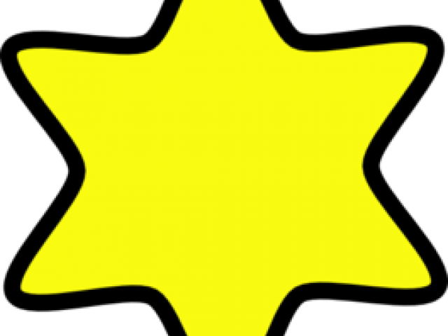 Star Of David Clipart Yellow Star - Star Of David Clipart Yellow Star (640x480)