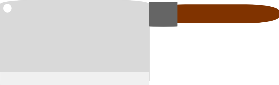 Cleaver - Cleaver Clipart (958x293)