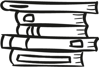 Stack Of Books Vector - Books Svg File (400x400)