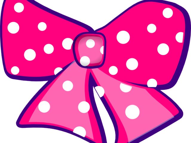 Bow Tie Clipart Easter - Pink Hair Bow Clipart (640x480)