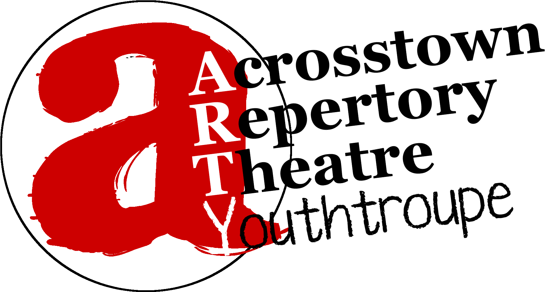 Arty Logo Print - Acrosstown Repertory Theatre (2000x1000)