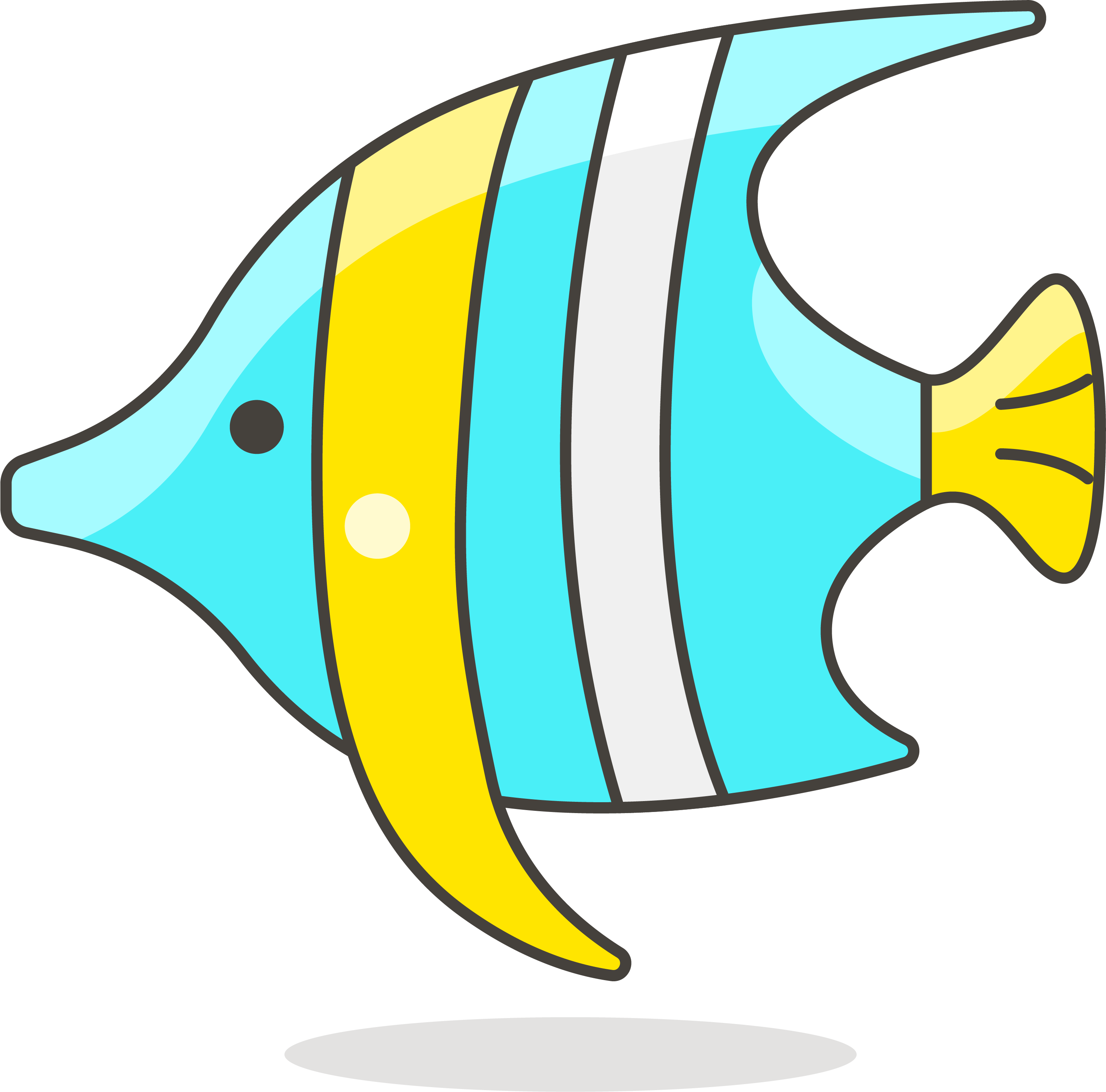 Fish Clip Art Simple Lovely - Peces Tropicales Animados Dibujo (2944x2909)