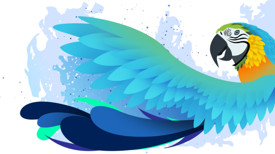 Tropical Parrot Png Clipart Macaw Parrot Tropics - Macaw (900x506)