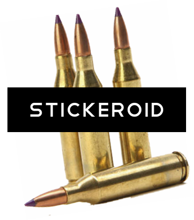 Rifle Bullets - 3 Bullets (391x443)