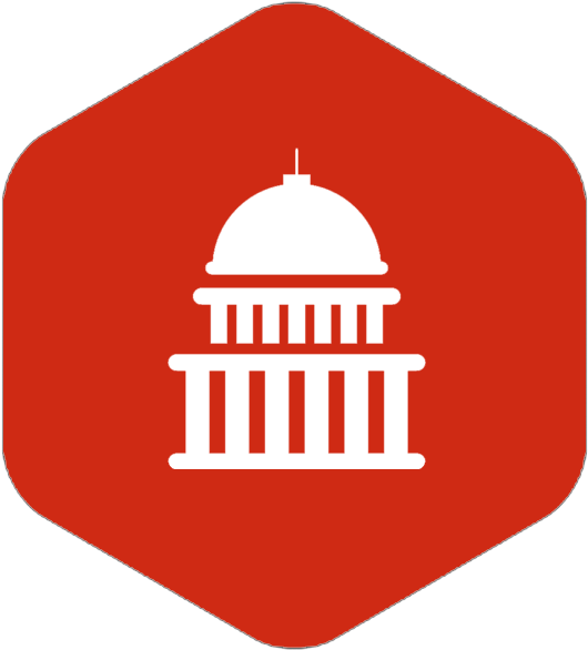 Donate To Us Office - Political Action Committee Symbol (595x595)