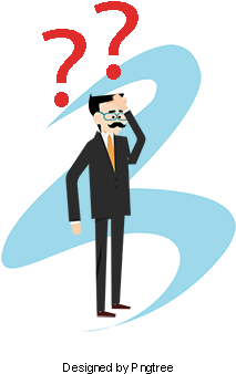 Confused Cartoon Man, Cartoon Clipart, Man Clipart, - Confused Man Png (360x360)