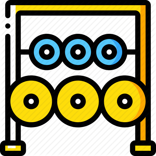 Weight Plates Clipart Squat Rack - Weight Plates Clipart Squat Rack (512x512)