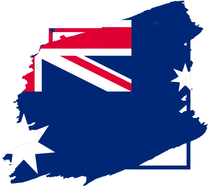 Happy Australia Day Vector Holiday - Australia Flag Round Icon (700x700)