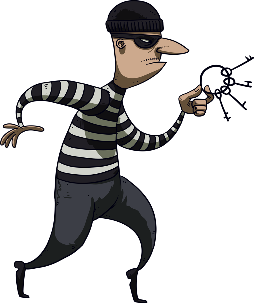 Polícia * Exército* Marinha Malen, Verbrechen, Clipart, - Robbers Cartoon (856x1024)