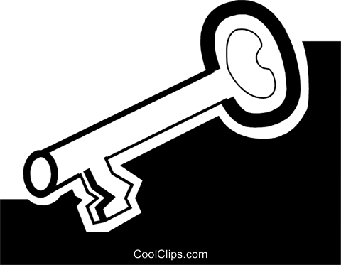 Skeleton Key Vecteurs De Stock Et Clip-art Vectoriel - Illustration (480x373)