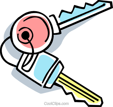 Keys And Locks Royalty Free Vector Clip Art Illustration - Keys And Locks Royalty Free Vector Clip Art Illustration (480x456)