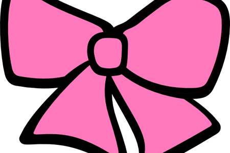 450 X 300 5 - Blue Hair Bow Clipart (450x300)