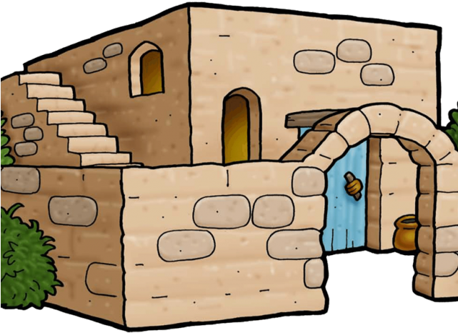 Download Hd Stone Clipart - Bible Times Home Clip Art (641x466)
