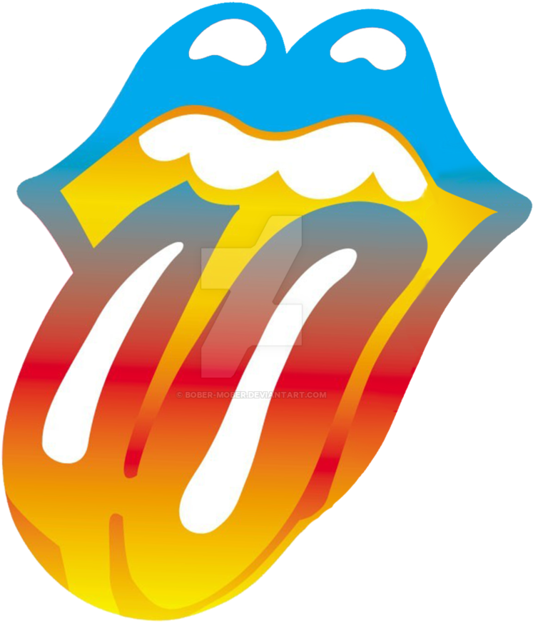 Freeuse Library Rolling Tongue Logo By Bober Mober - Best Rolling Stones Album Cover (821x972)