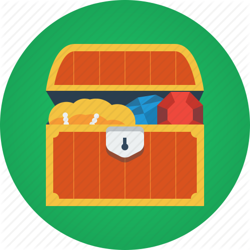 512 X 512 2 - Treasure Flat Icon Png (512x512)