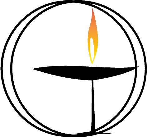 January Flame Unitarian Universalist Church Of Kent - Flaming Chalice (500x472)