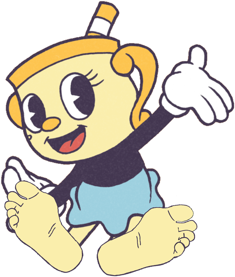 Chalice's Feet By Billybonko - Fanarts Cuphead X Ms Chalice (853x936)