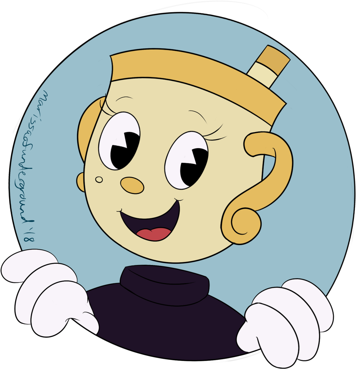 A Quick Drawing Of Ms - Cartoon (1280x1280)
